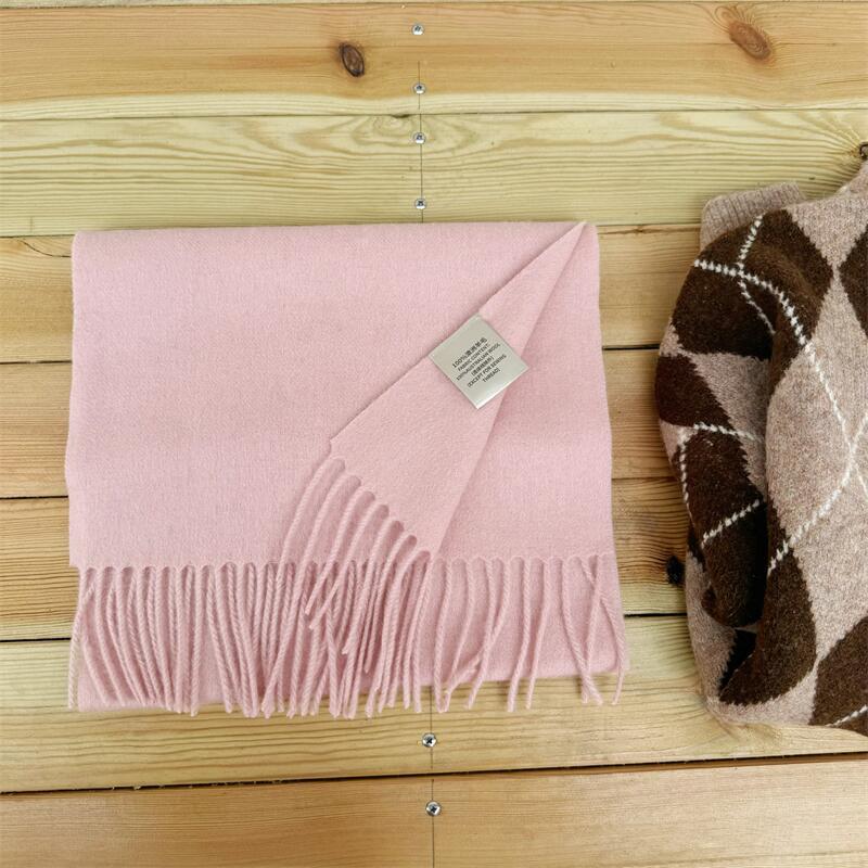 Women's High-grade Color Australian Cashmere Solid Winter Scarfs