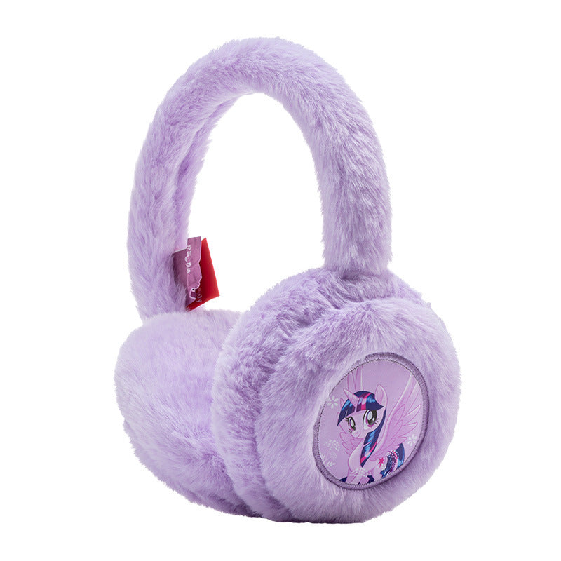 Earmuffs Winter Warm Rainbow Dash Plush Kids' Headwear