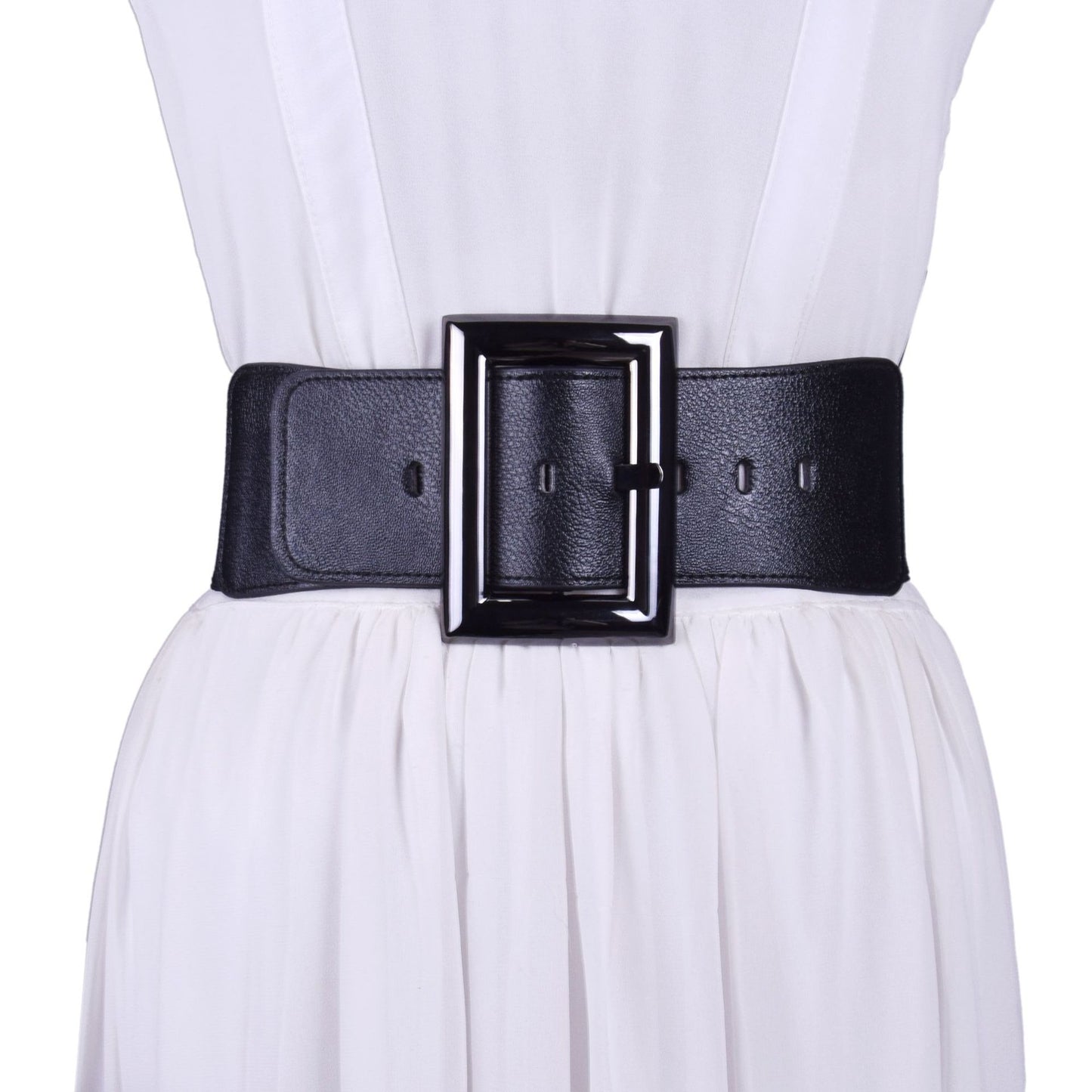 Women's Fashion Decorative Atmosphere Punk Perforated Breathable Waist Seal Belts