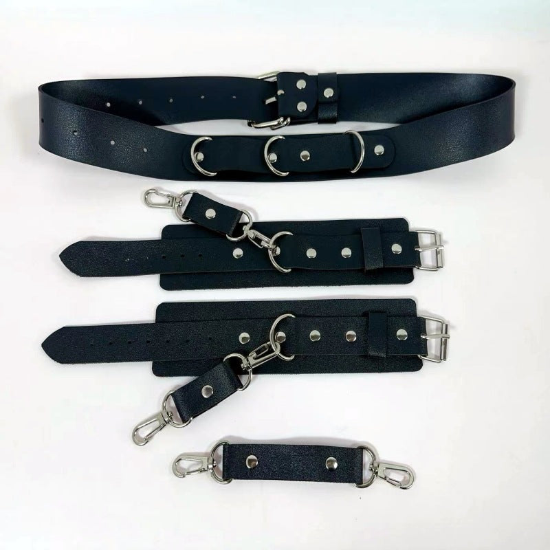 Lady Sexy Black Accessories Plus Size Leather Sunny Belts