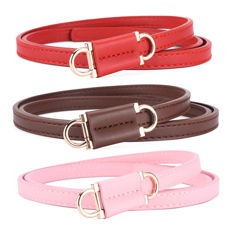 Women's Springtide Flow Personalized Thin Outer Wear Belts