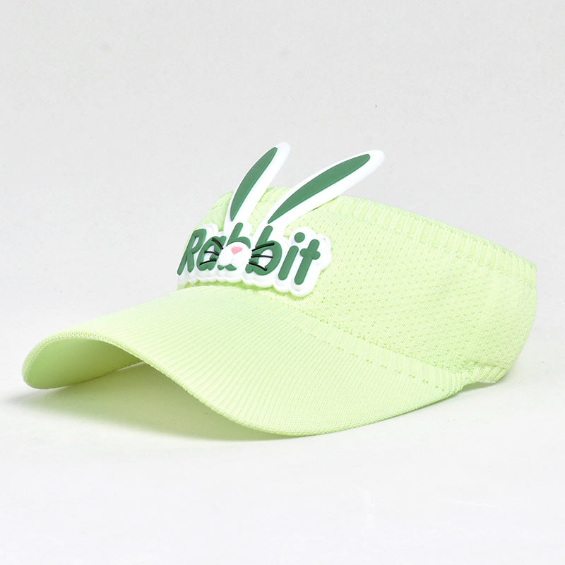 Children's Summer Hat Cartoon Rabbit Topless Male Female Sun Kids' Headwear