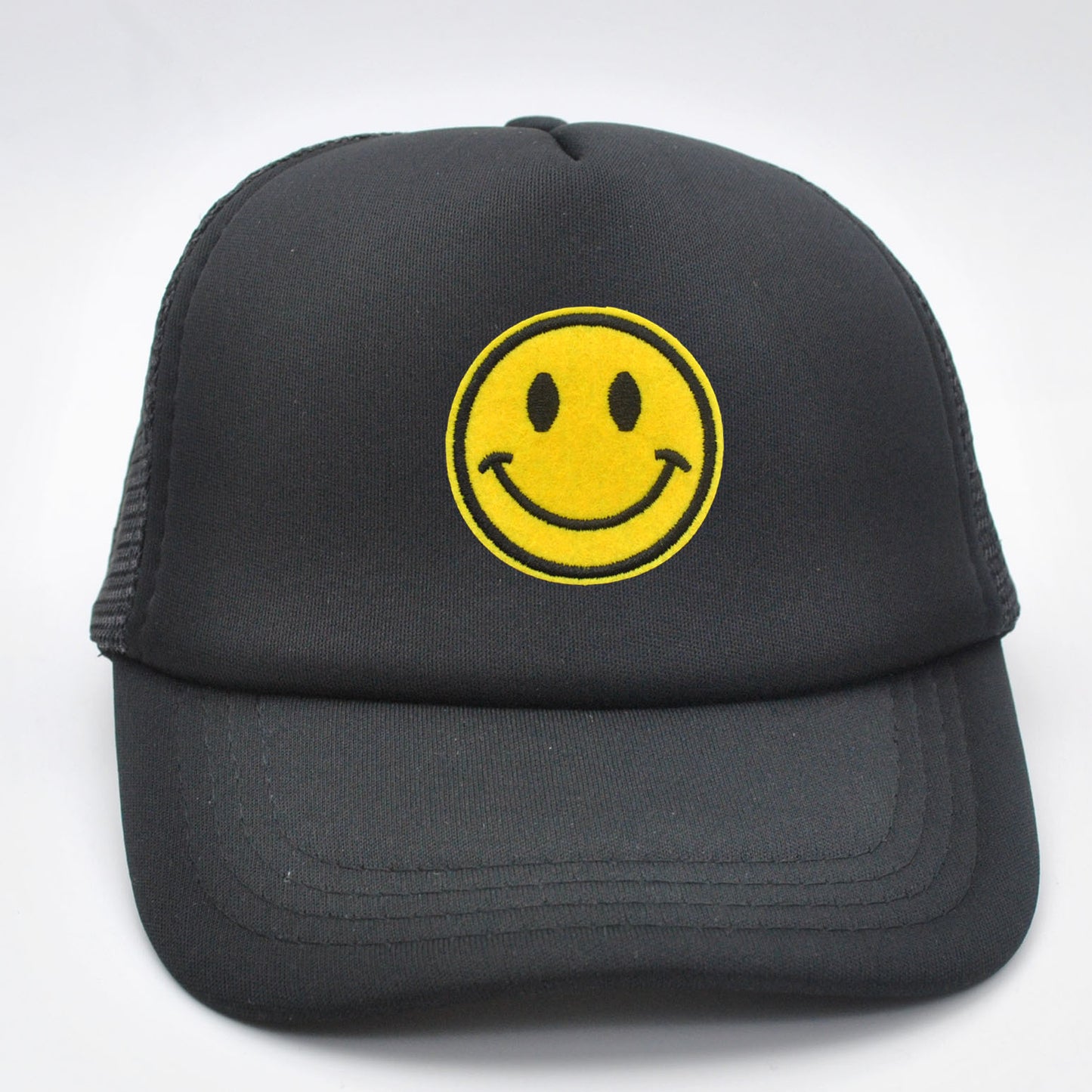 Children's Smiley Face Mesh Fashion Baseball Outdoor Kids' Headwear