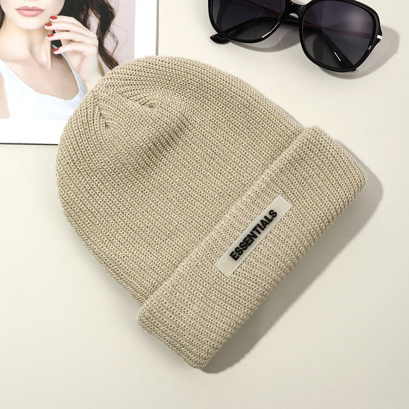 Women's Hat Thick Knitted Woolen Loose Big Hats & Caps