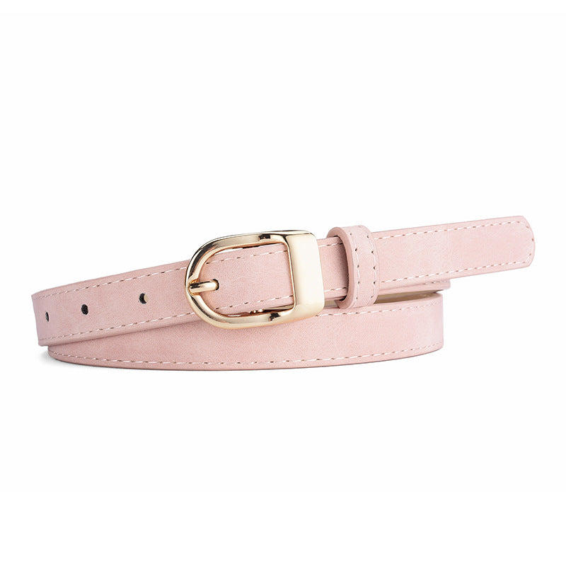 Women's Pin Buckle Matching Jeans Business Suit Belts