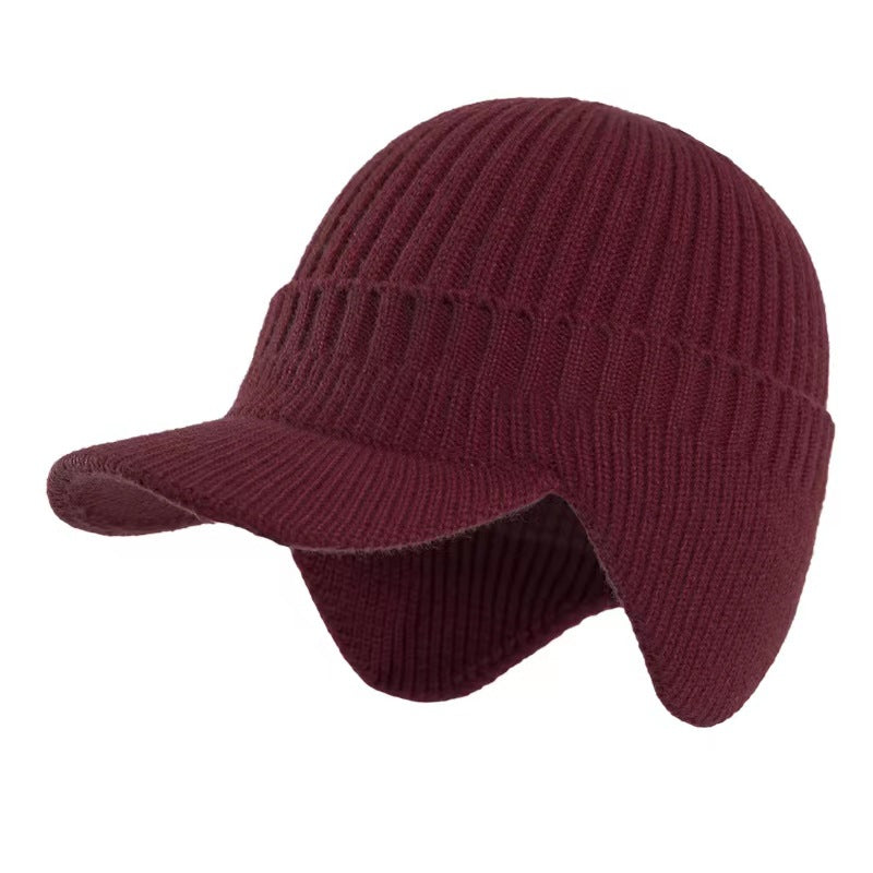 Women's & Men's Hat Thickened Woolen Outdoor Warm With Hats & Caps