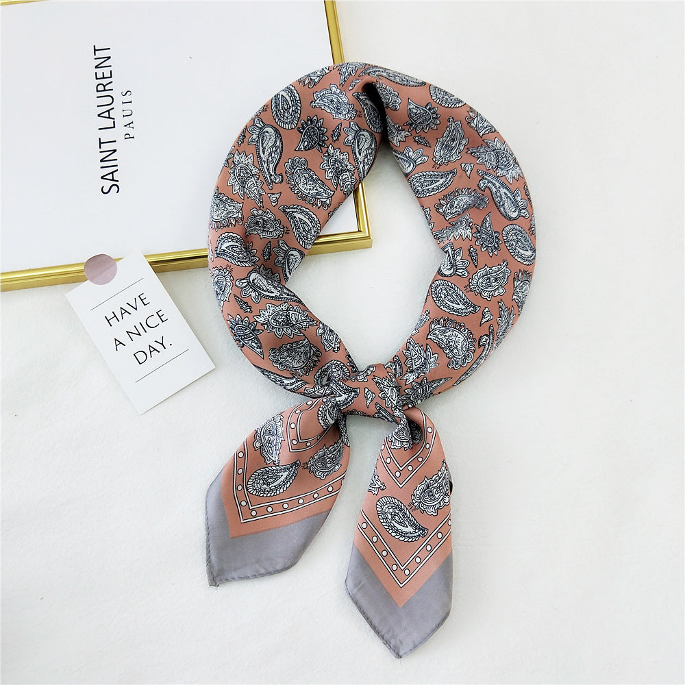 Women's Towel Silk Western Style Fashion Business Scarfs