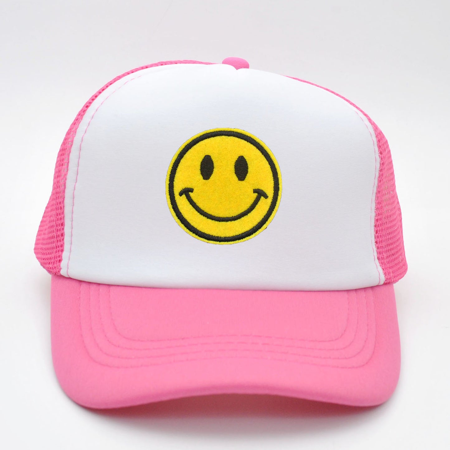 Children's Smiley Face Mesh Fashion Baseball Outdoor Kids' Headwear