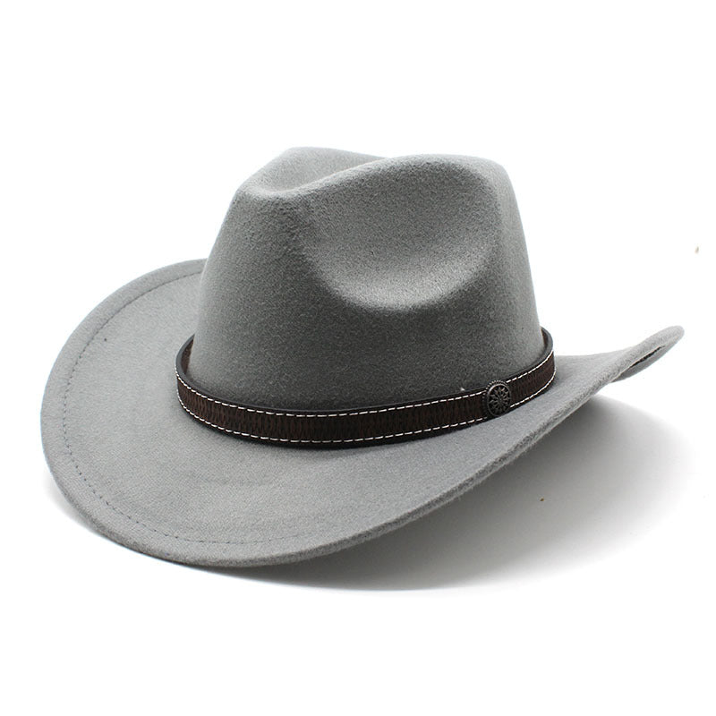 Women's & Men's Western Cowboy Hat Felt Ethnic Style Hats & Caps