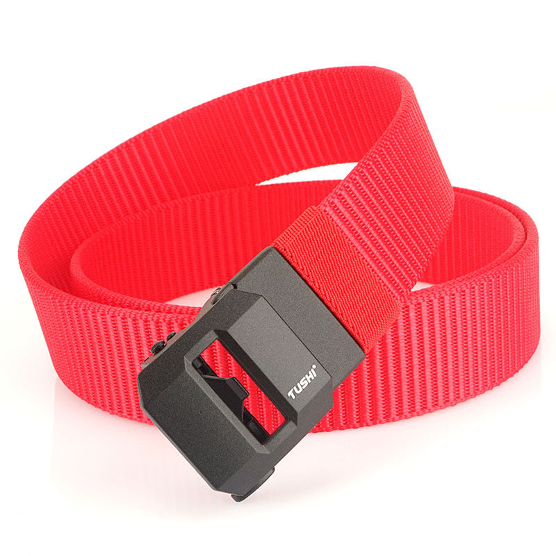 Men's Tactical Mechanical Style Fashionable Casual Canvas Belts