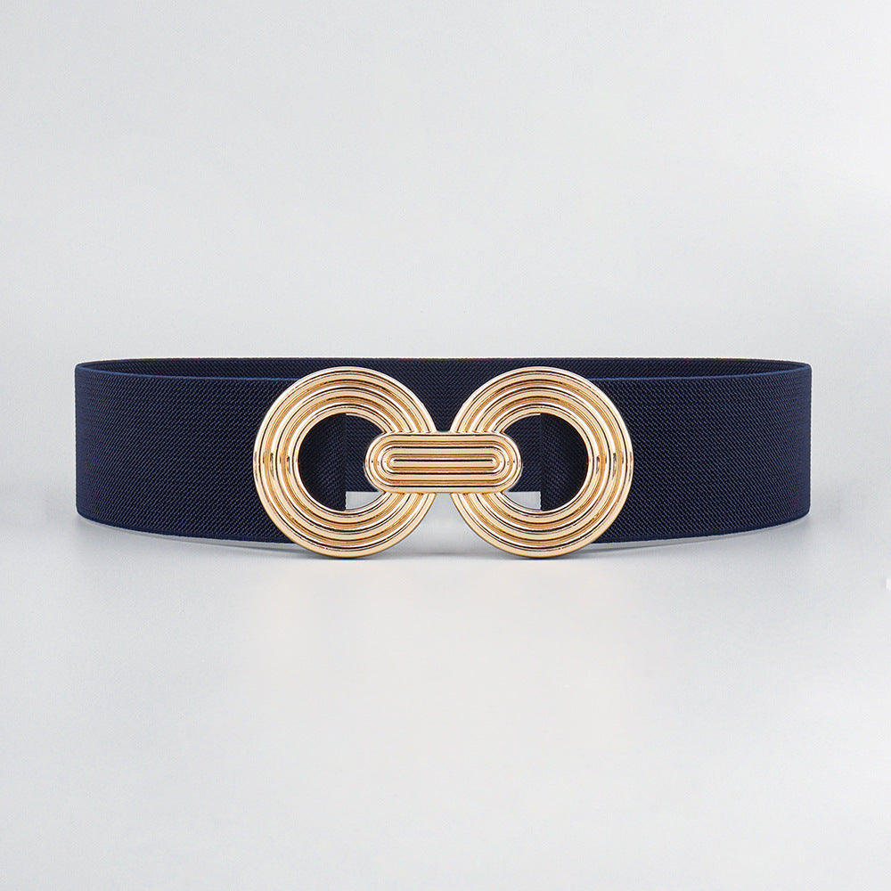 Women's Geometric Metal Buckle Trend Waist Seal Belts