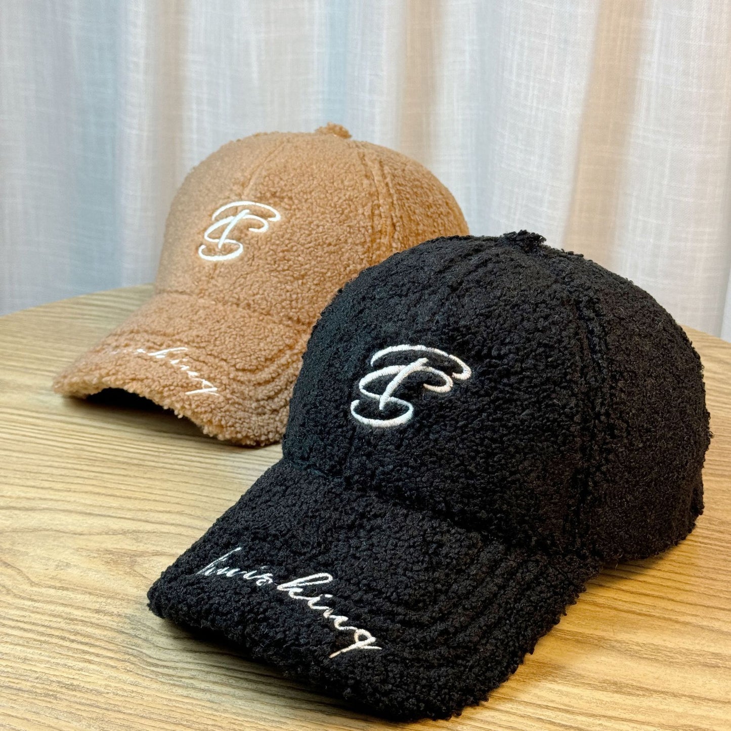 Wool Hat Female Small Plush Baseball Fleece Hats & Caps