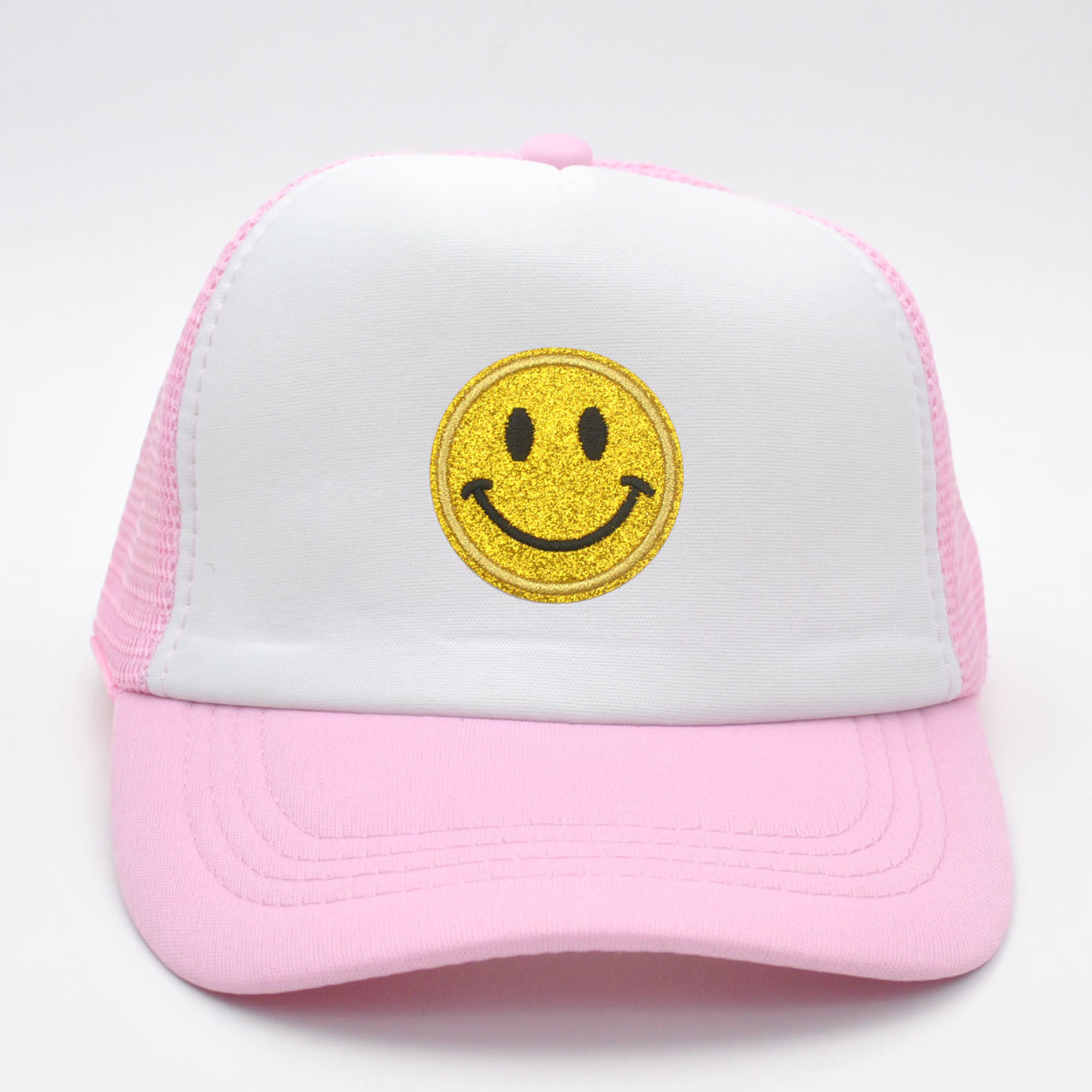 Children's Smiley Face Mesh Fashion Baseball Outdoor Kids' Headwear