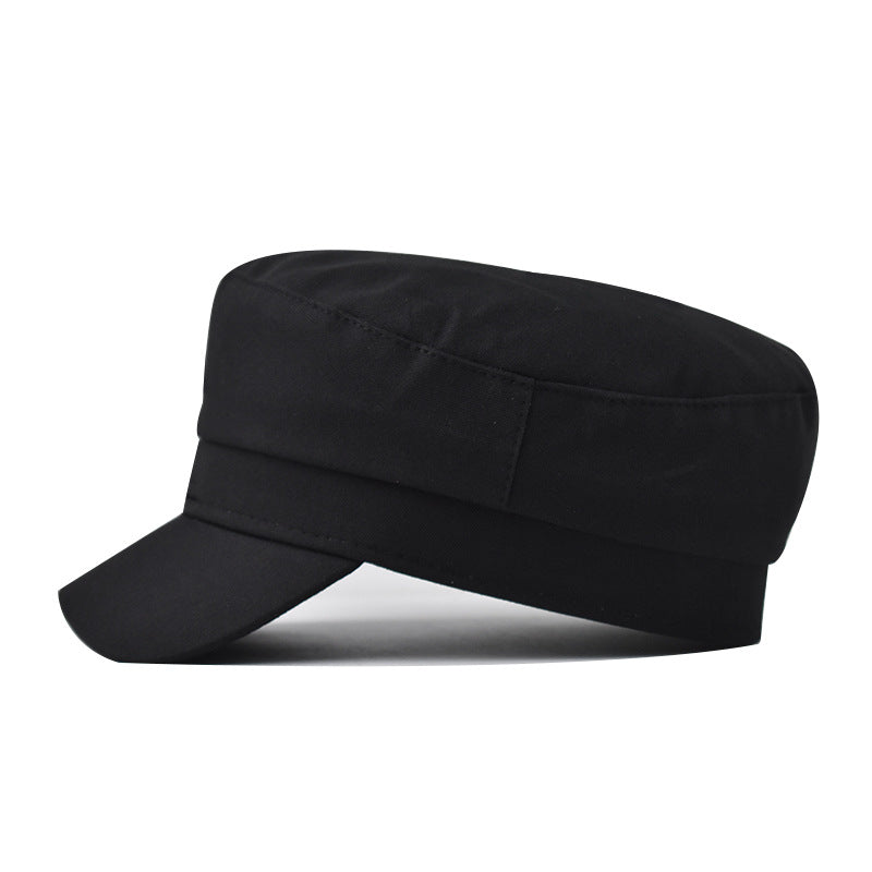 Women's Solid Color Beret Peaked Light Board Hats & Caps