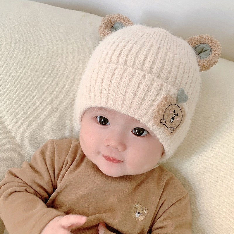 Hat Warm Cute Boy Korean Princess Kids' Headwear