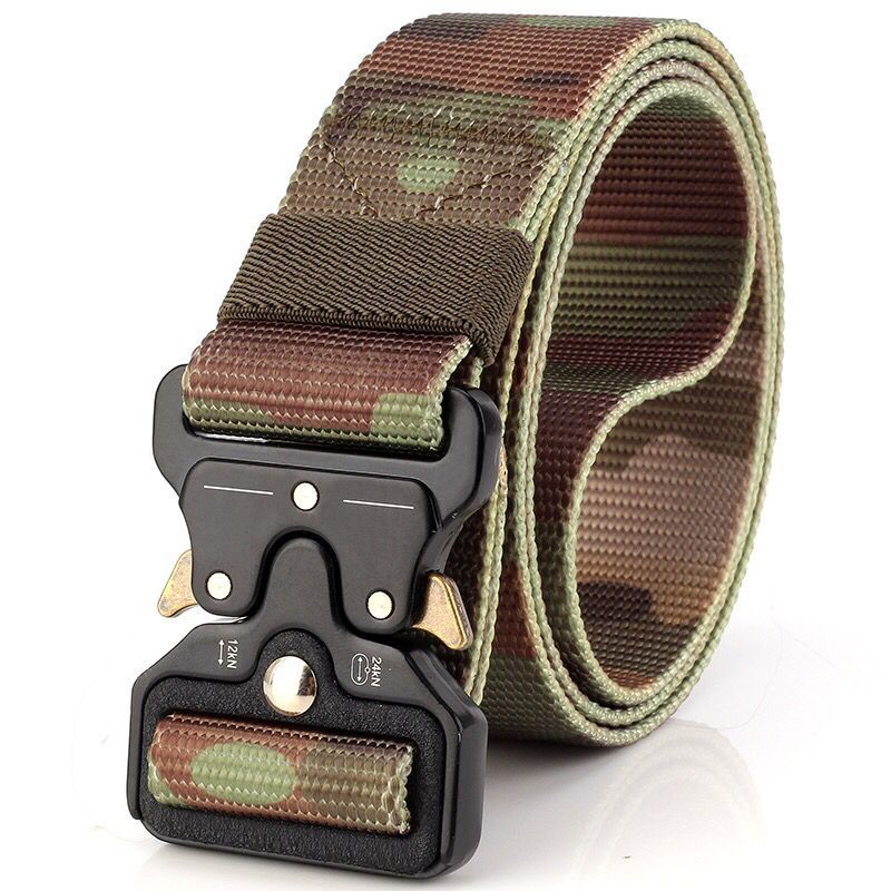 Men's Tactical Imitation Nylon Release Buckle Military Belts