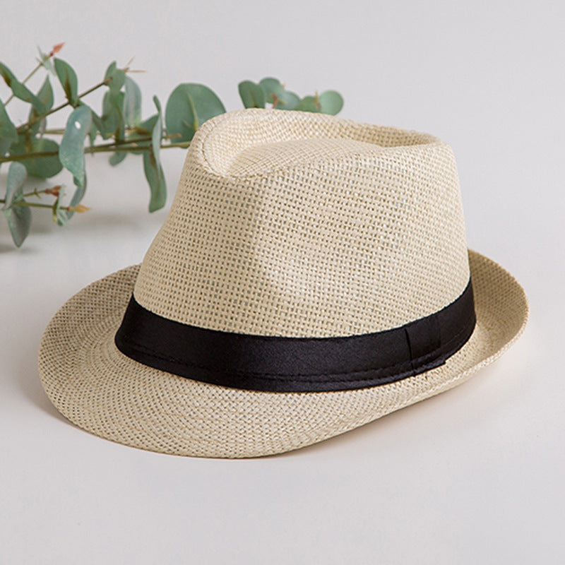 Women's & Men's Straw Hat Summer Sun British Style Hats & Caps