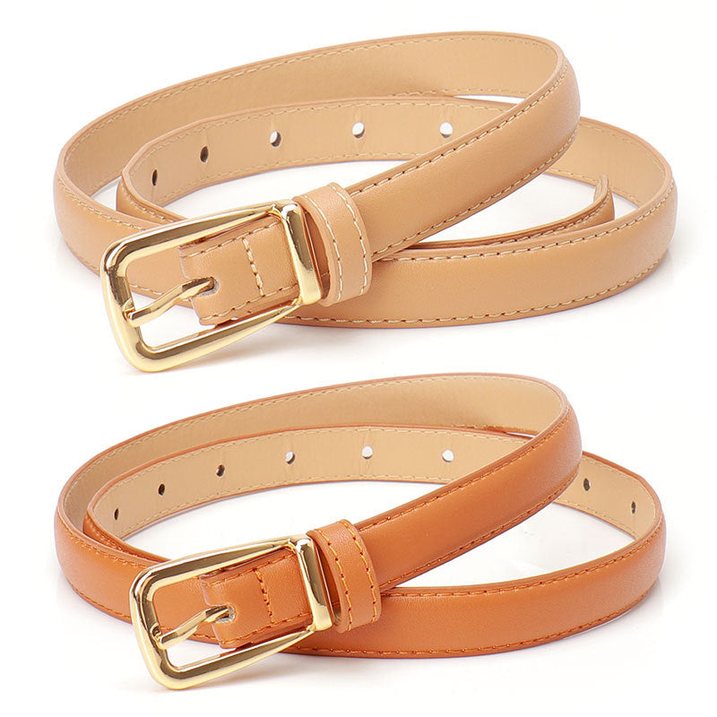 Women's Fashionable Leopard Print Alloy Buckle Fashion Trend Simple Style Belts