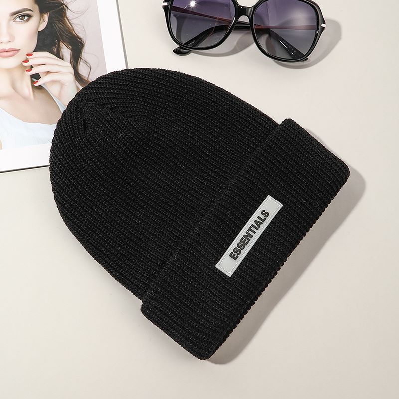 Women's Hat Thick Knitted Woolen Loose Big Hats & Caps