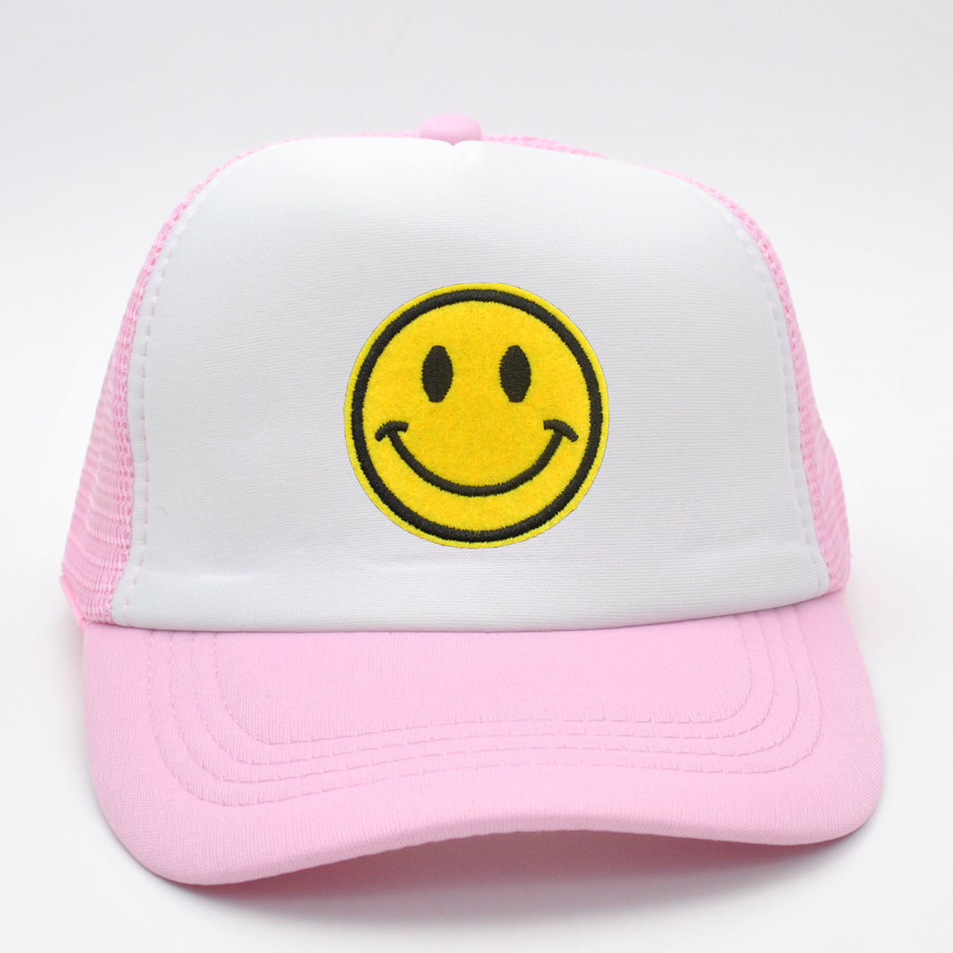 Children's Smiley Face Mesh Fashion Baseball Outdoor Kids' Headwear