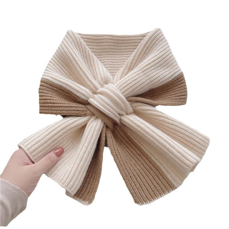 Women's Knitted Korean Style Winter Warm Lazy Scarfs