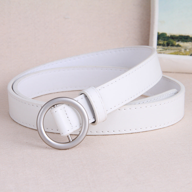 Women's Small Style Jeans Slim Waist Female Ornament Retro Belts