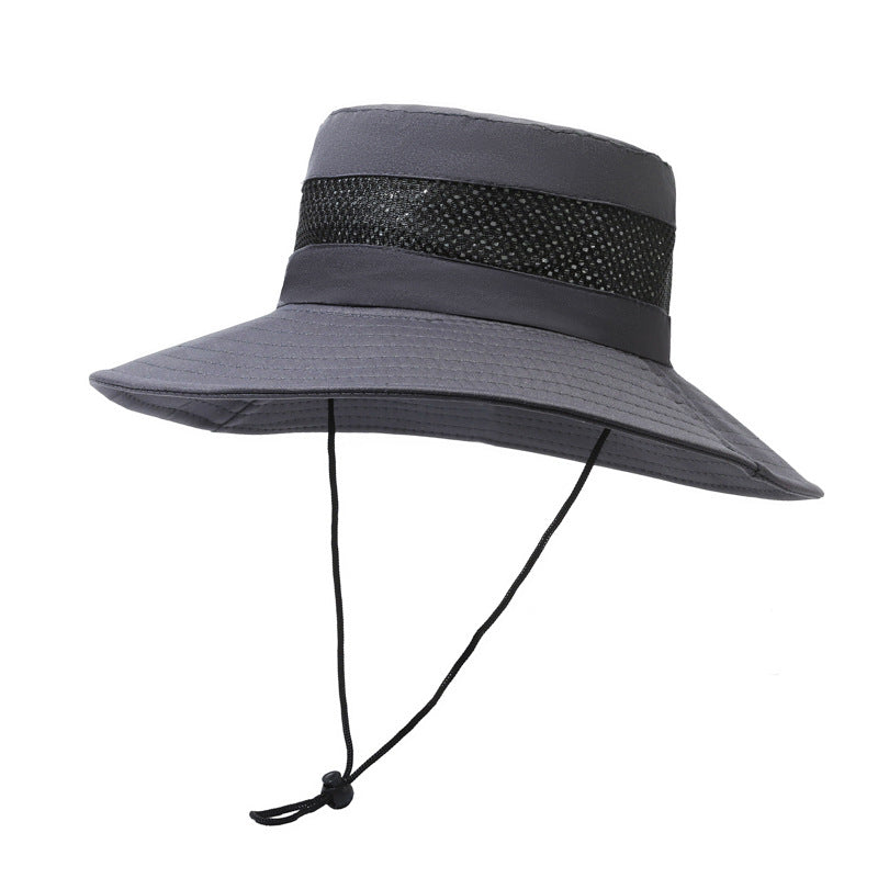 Men's Hat Summer Sun Monochrome Protection Outdoor Hats & Caps