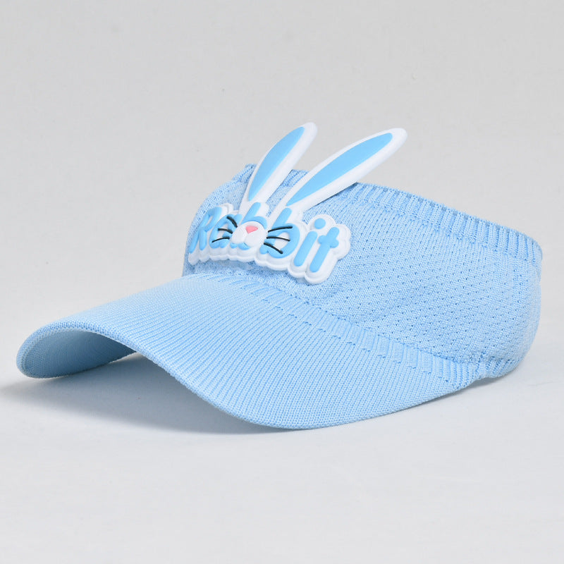 Children's Summer Hat Cartoon Rabbit Topless Male Female Sun Kids' Headwear