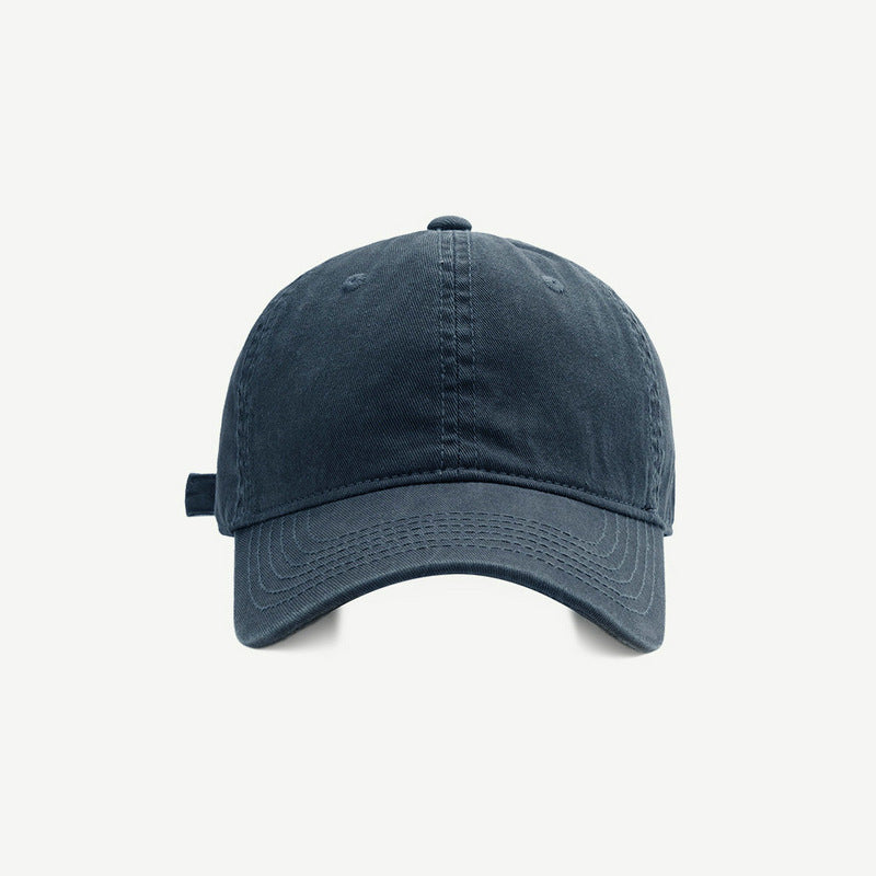 Solid Color Baseball Female Casual Soft Top Hats & Caps