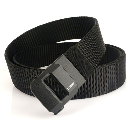 Men's Tactical Mechanical Style Fashionable Casual Canvas Belts