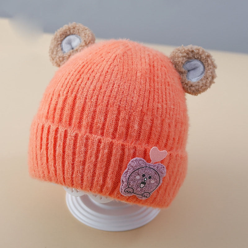 Hat Warm Cute Boy Korean Princess Kids' Headwear