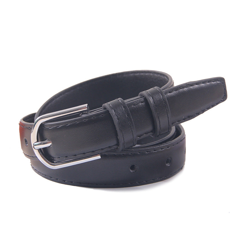 Simple Fashion Decoration Korean Style Black Belts