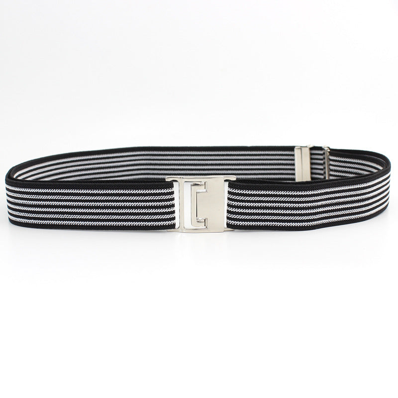 Jeans Formal Wear Casual Striped Lazy Belts