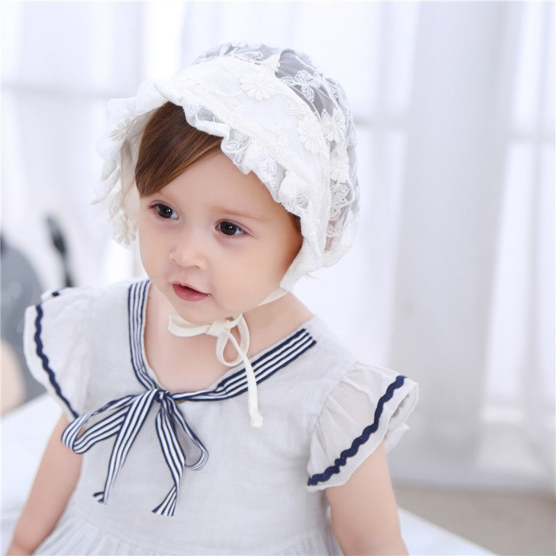 Thin Small Butterfly Lace Royal Hat Knit Cute Kids' Headwear