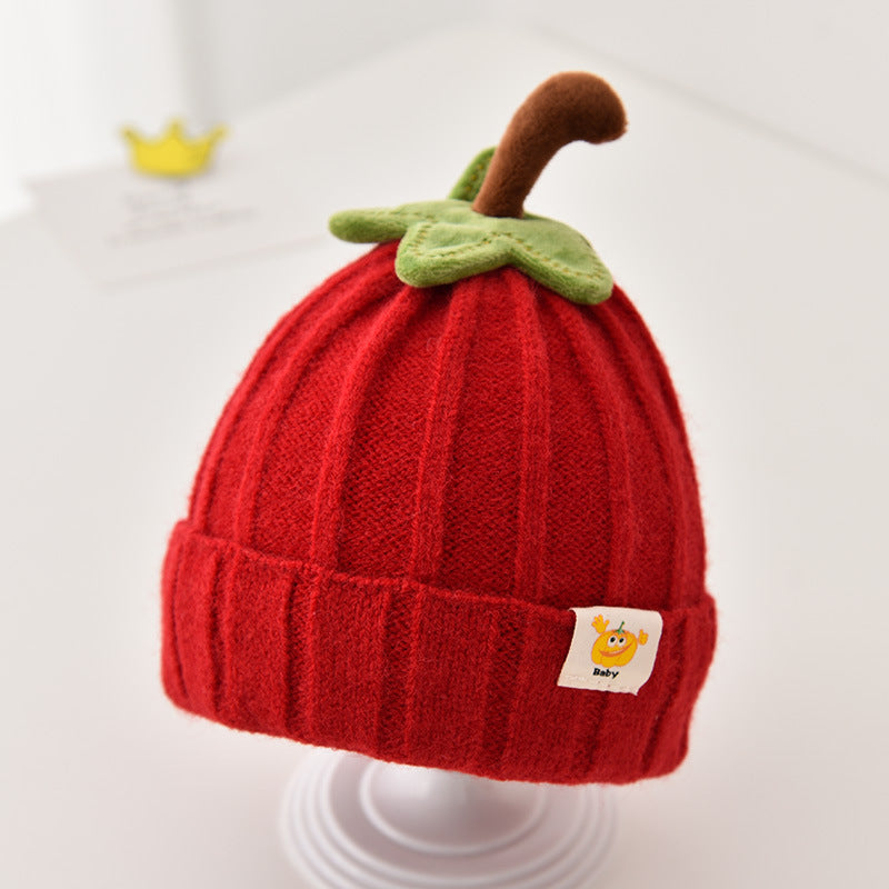 Keep Warm Woolen Boys Pumpkin Winter Boy Kids' Headwear