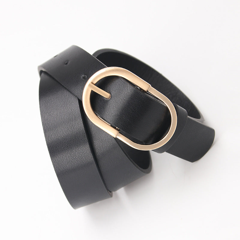 Women's Fashion Pin Buckle Casual Korean Style Belts