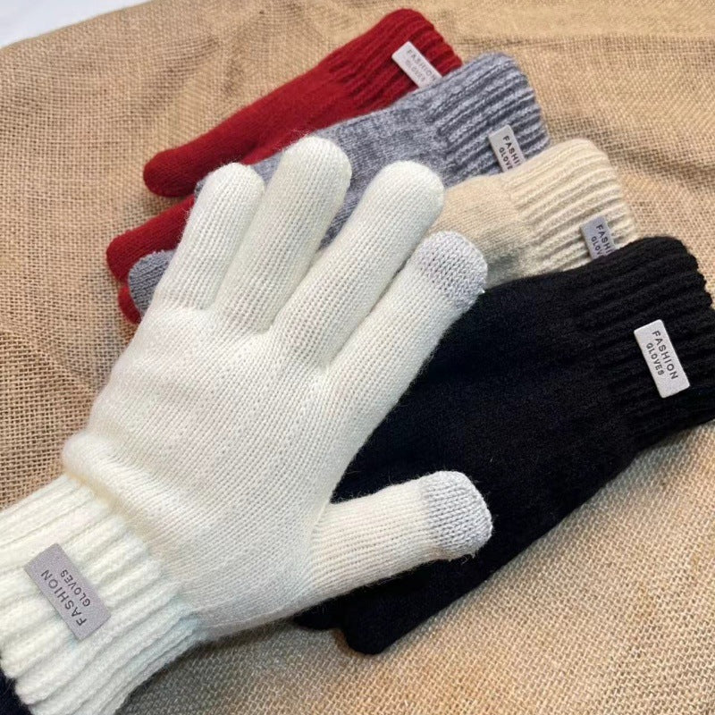 Women's Winter Cycling Cold Protection Warm Korean Gloves