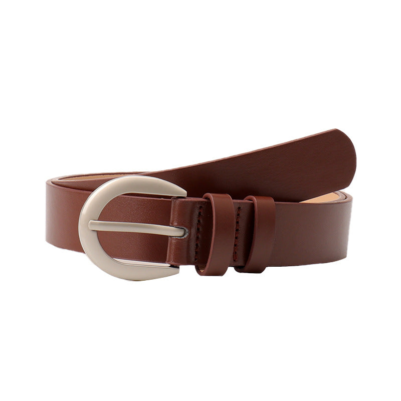 Women's Simple Style Trendy Fashion High Sense Belts