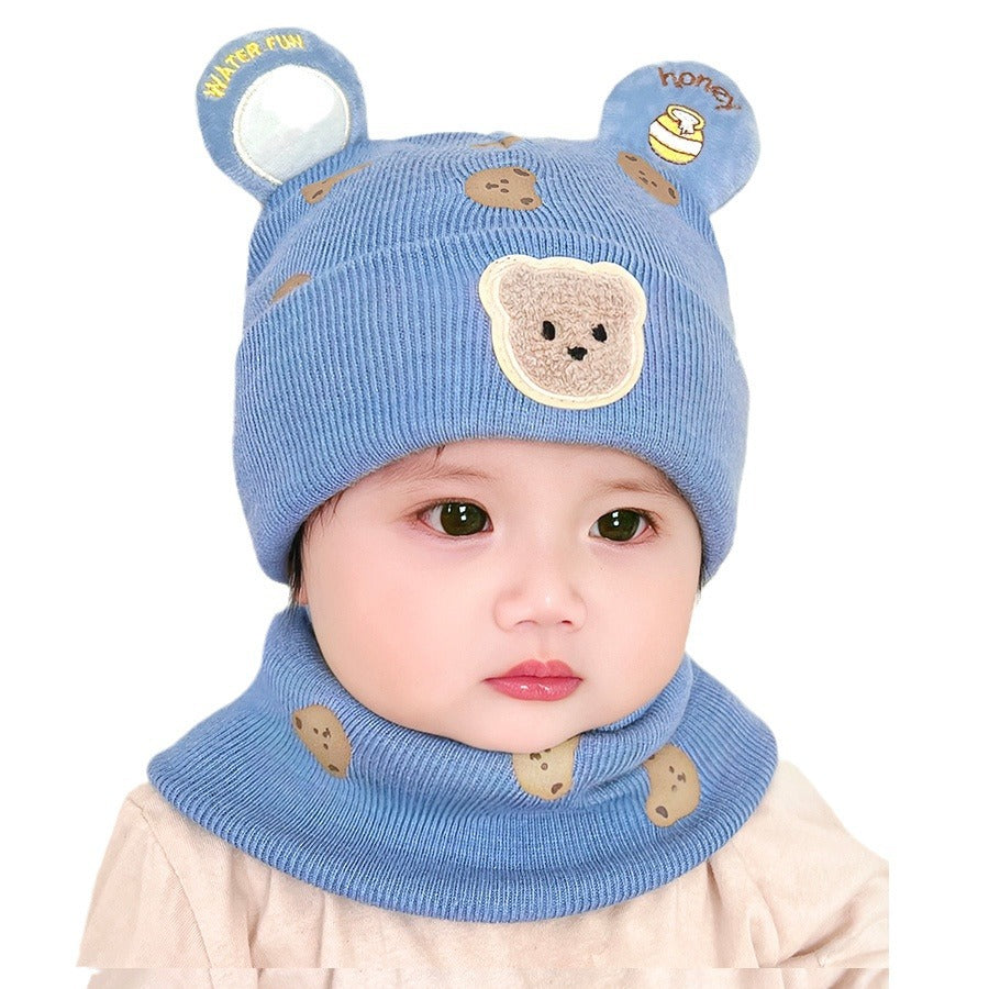 Hat Woolen Korean Style Toddler Knitted Kids' Headwear