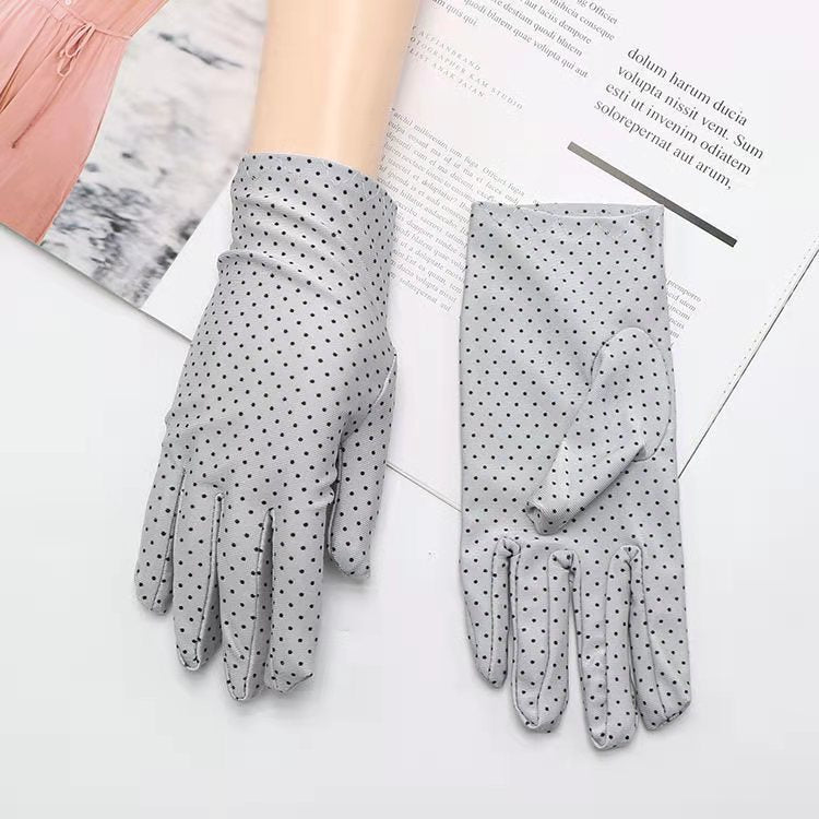 Women's & Men's High Elastic Spandex White Etiquette Dance Gloves