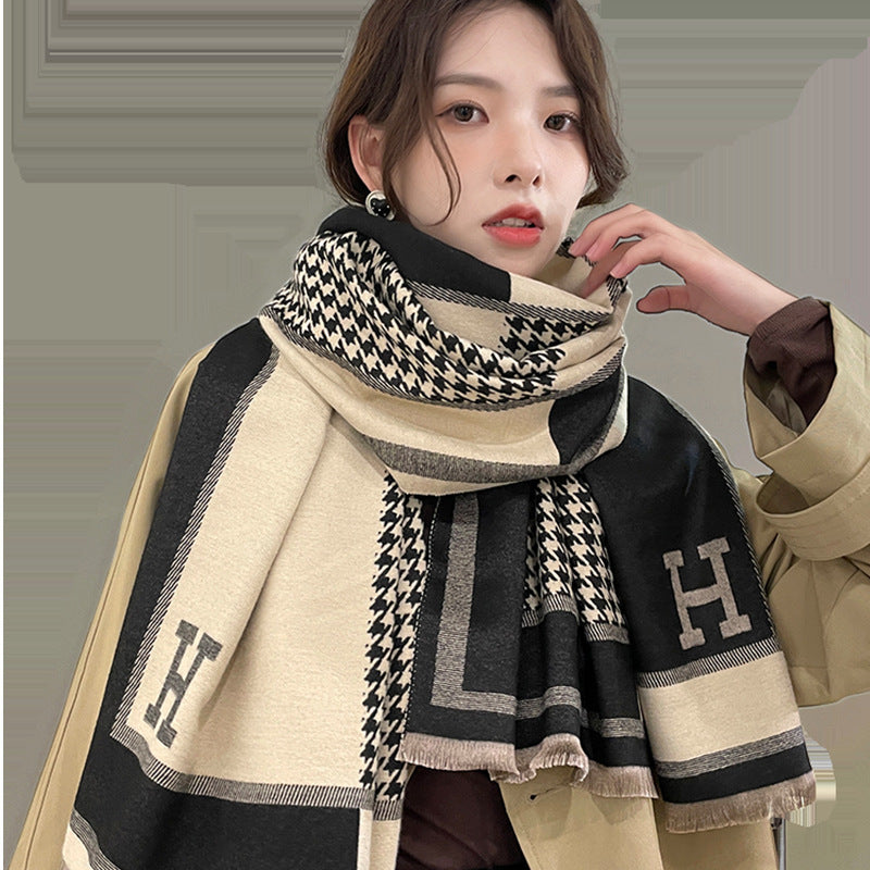 Women's Office Air Conditioner Shawl Outer Match Korean Scarfs