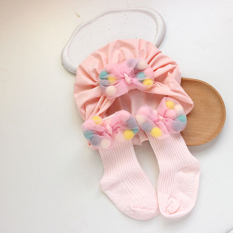 Socks Suit Born One Year Old Gift For First Kids' Headwear