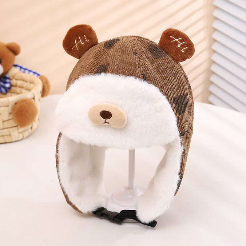 Hat Winter Cute Super Thickened Warm Kids' Headwear