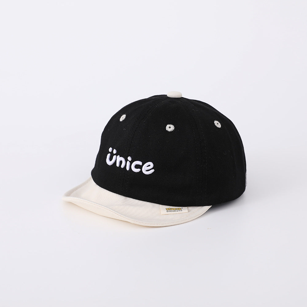 Hat Thin Peaked Korean Letter Boys Kids' Headwear