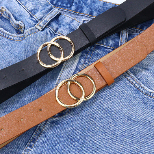 Women's Fashion Creative Style Vintage Ornament Jeans Belts