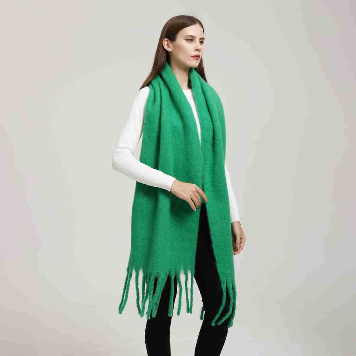 Women's Popular Thick Warm Long Flow Large Scarfs