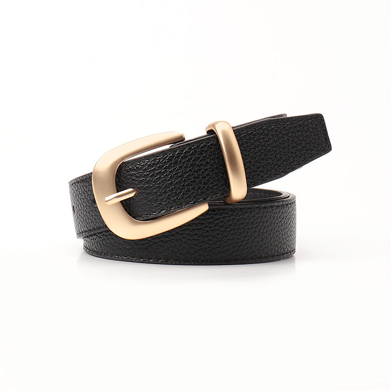 Women's Style Female Commute Pin Buckle Simple Belts