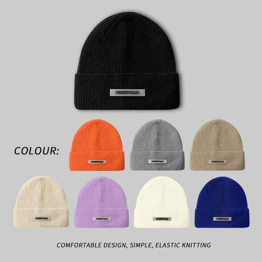 Men's Female Warm Couple Knitted Versatile Fashion Hats & Caps