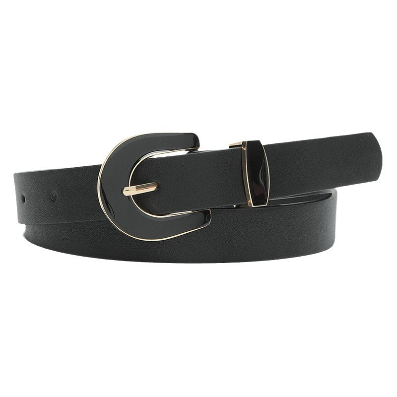 Women's Elegant Light Luxury Solid Color Decorative Belts