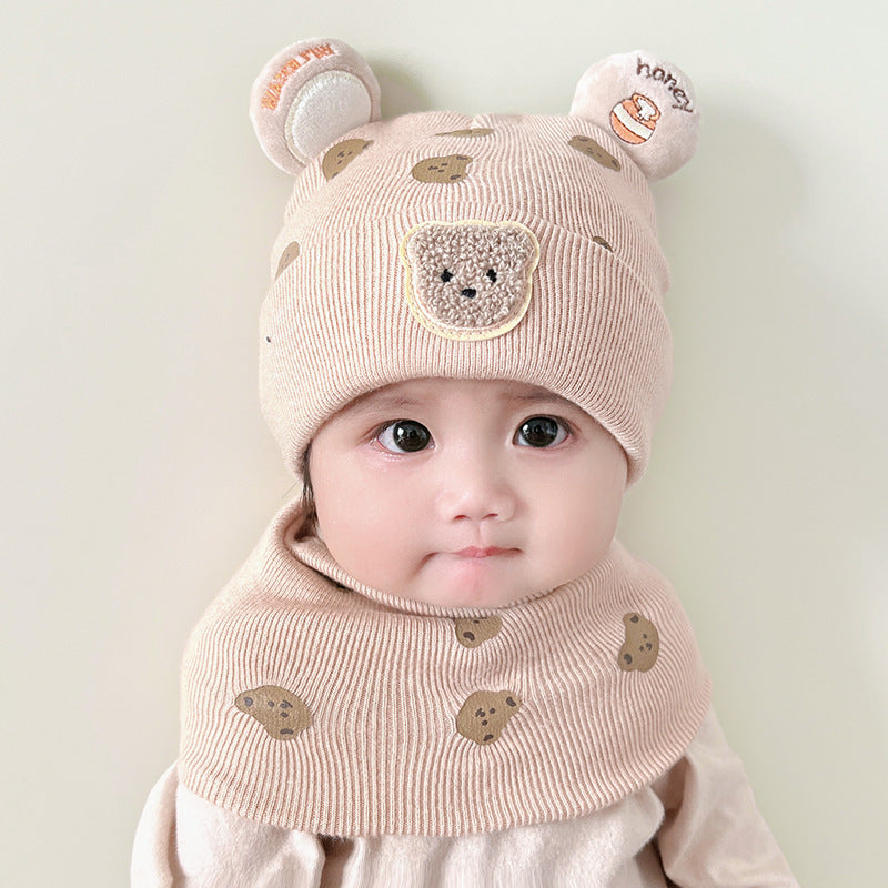 Hat Woolen Korean Style Toddler Knitted Kids' Headwear